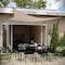 Flash Furniture Palmetto 12ft Triangle Sun Sail Shade Canopy with Included Nylon Attachment Ropes in Sand GM-WL-SS22003-1-SAND-GG - alternate 1